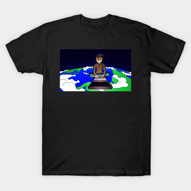 Code The World T-Shirt by Mizlabeled